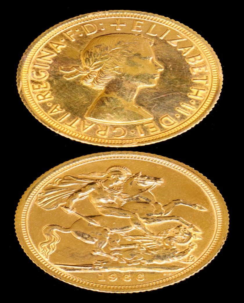 English Coin Old Queen 22k – SW20466